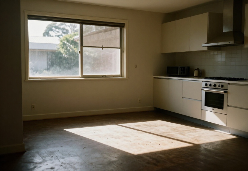Clean kitchen with no ants after emergency treatment