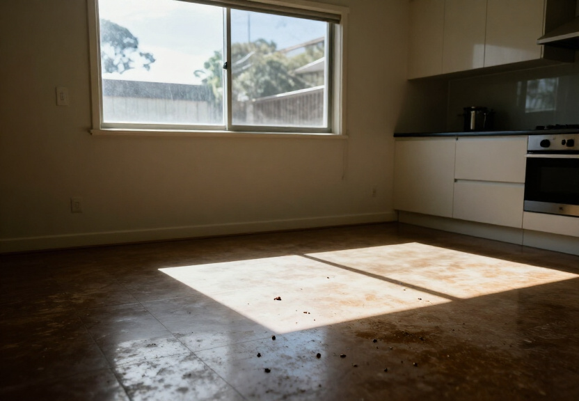 Ants swarming in a Macquarie Park kitchen before treatment